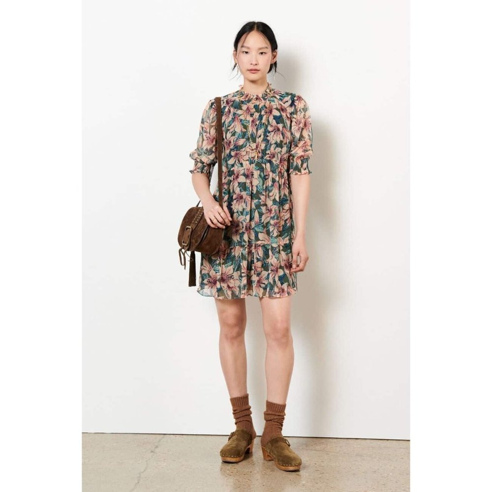 BA&SH BETTY DRESS TURQUOISE Size XS